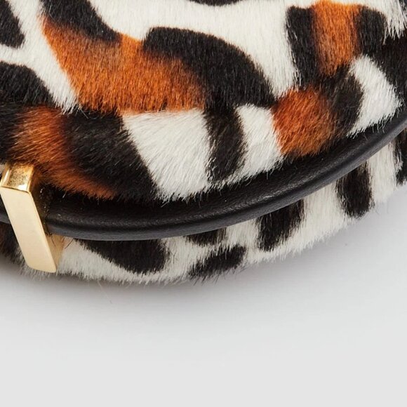 Fendi Pony Hair Vitello Grace Ocelot Fendigraphy Nano Bag-7AS089 - Picture 5 of 12